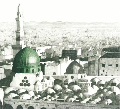 mezquita del profeta saws